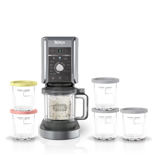 Ninja CREAMi Deluxe 10-in-1 Ice Cream and Frozen Drink Maker (5 Tub Bundle)
