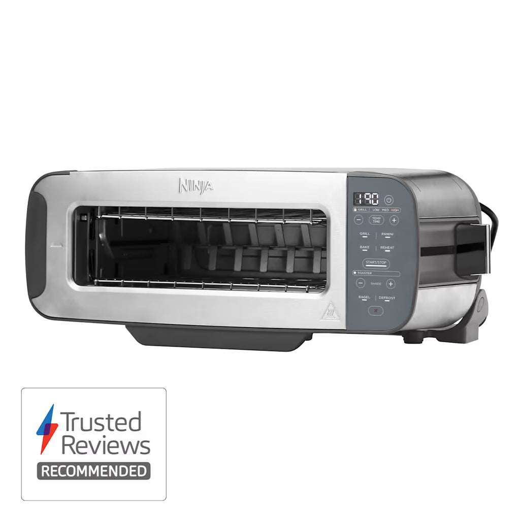Ninja Foodi 3-in-1 Toaster, Grill & Panini Press [Stainless Steel] ST202UK