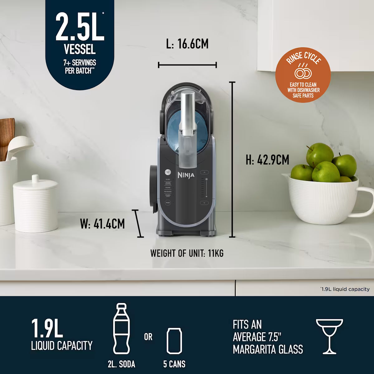 Ninja SLUSHi Frozen Drink Maker FS301UK