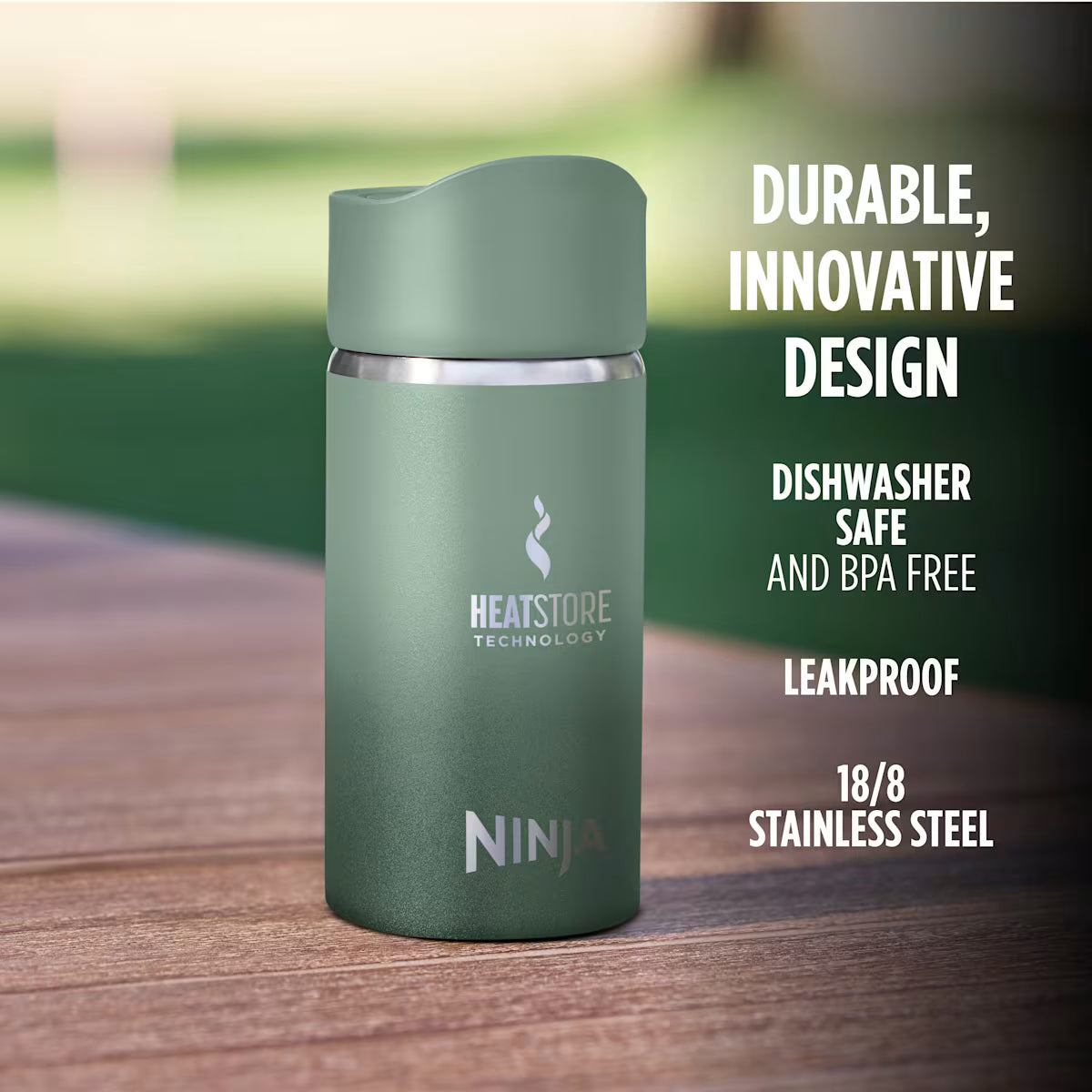 Ninja 300 ml Sip Perfect Travel Mug ¨C Green DW1203EUUKGN