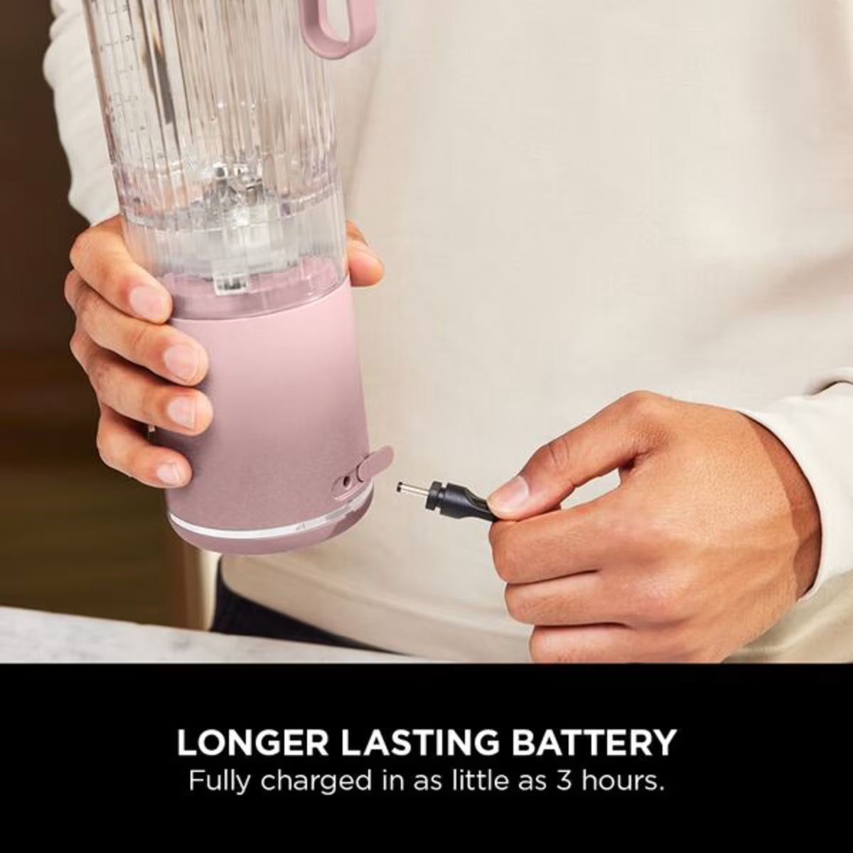 Ninja Blast Max Portable Blender - Dusty Pink BC251UKPK
