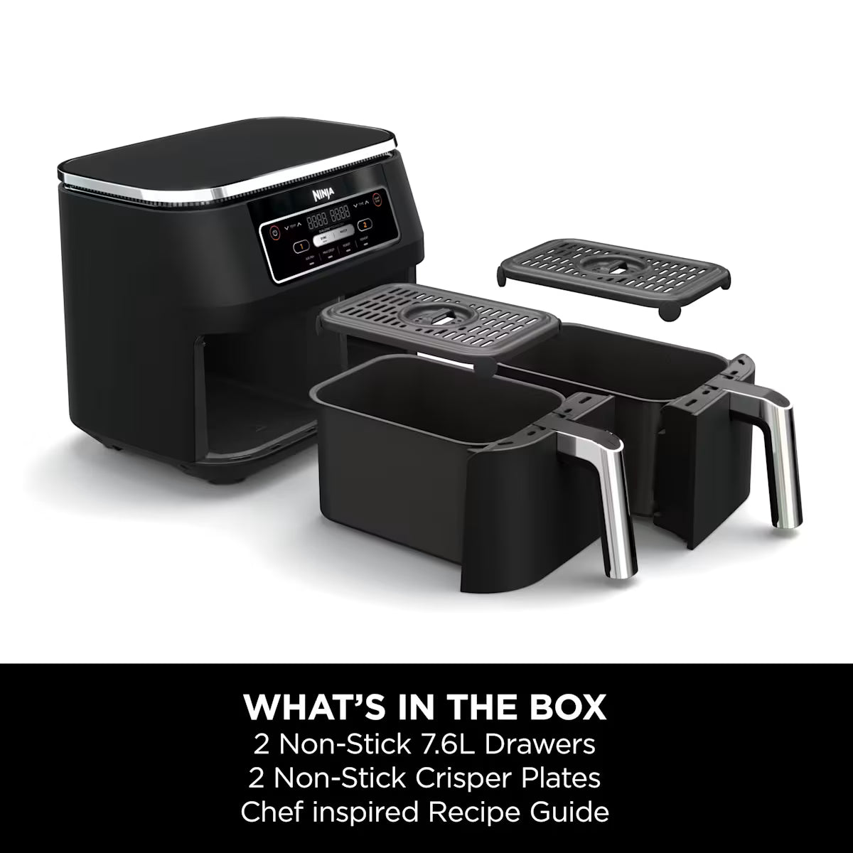 Ninja Foodi 4-in-1 Dual Zone Air Fryer 7.6L AF200UK