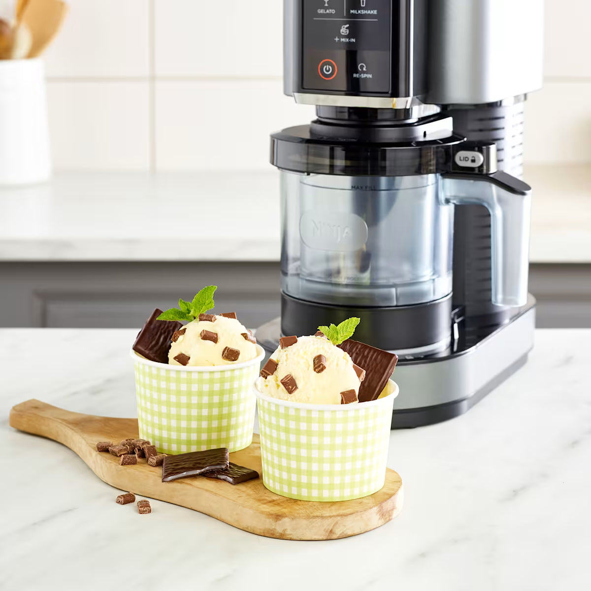 Ninja Ice Cream Maker Dessert Tubs with Coloured Lids (Set of 4)