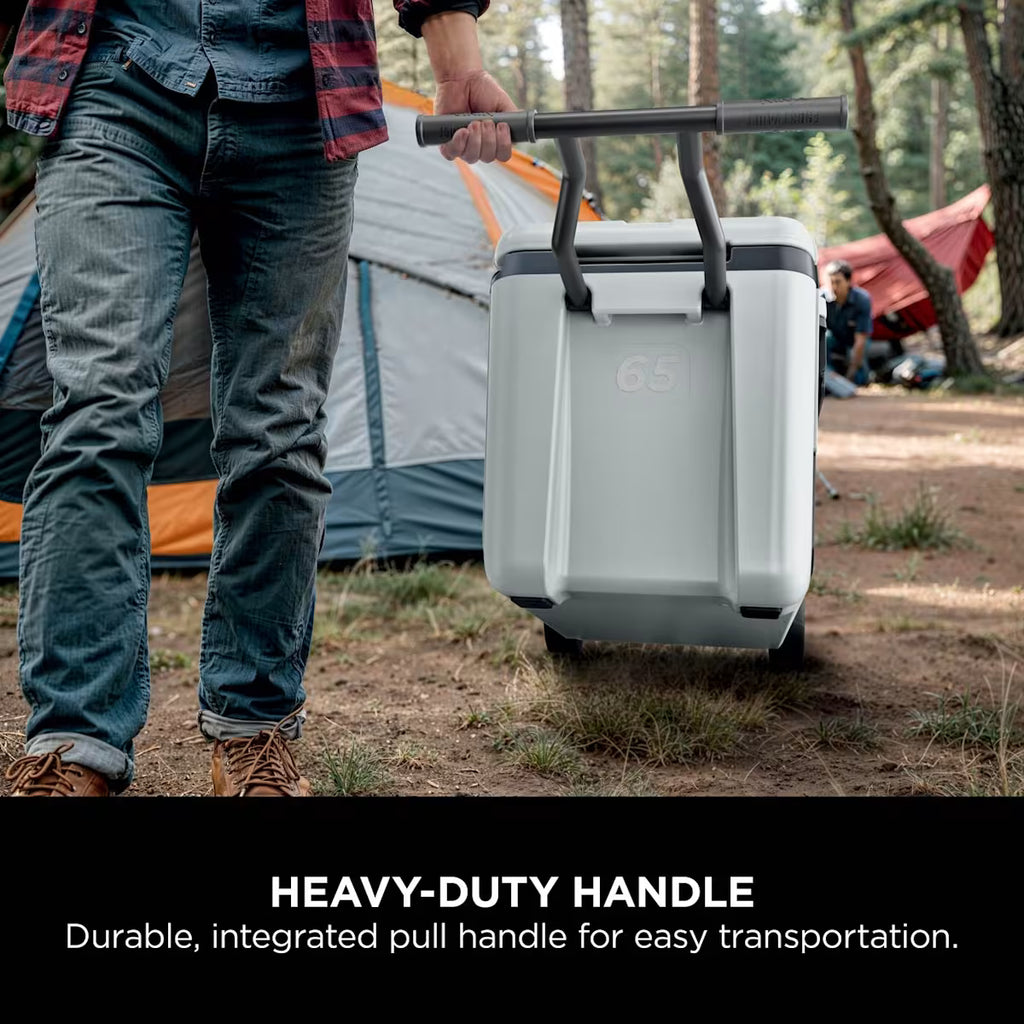 Ninja FrostVault 65QT/61L Wheeled Cooler with Dry Zone, Cloud White FB265EUUKWH