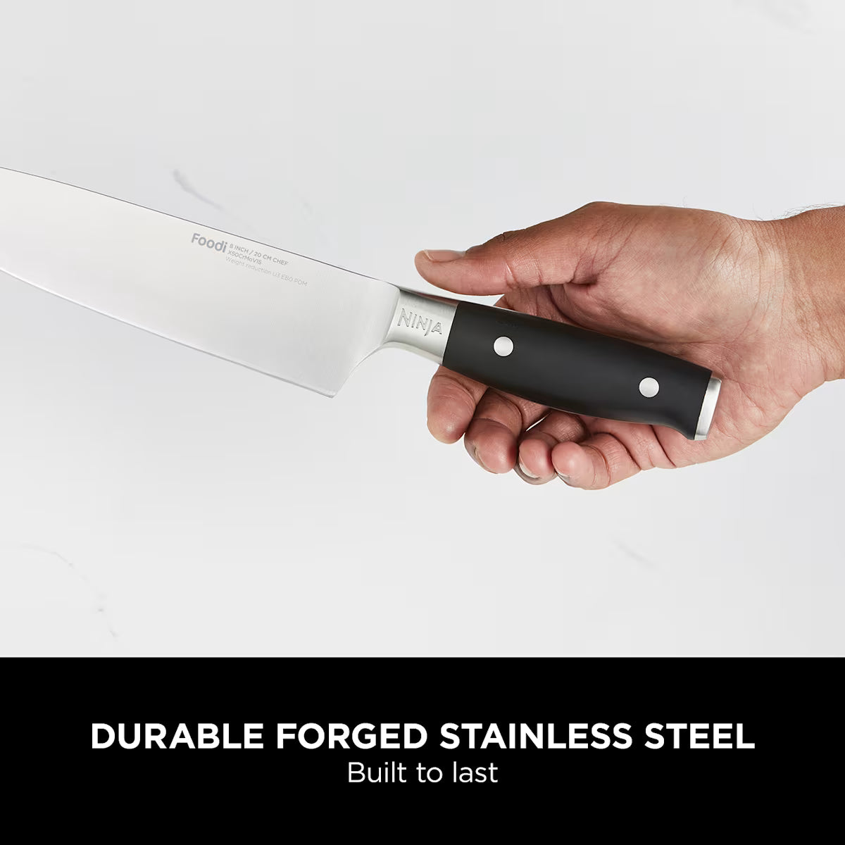 Refurbished Ninja Foodi StaySharp Knife Block with Integrated Sharpener ¨C Deluxe 14-Piece Set K32014EUUKREF