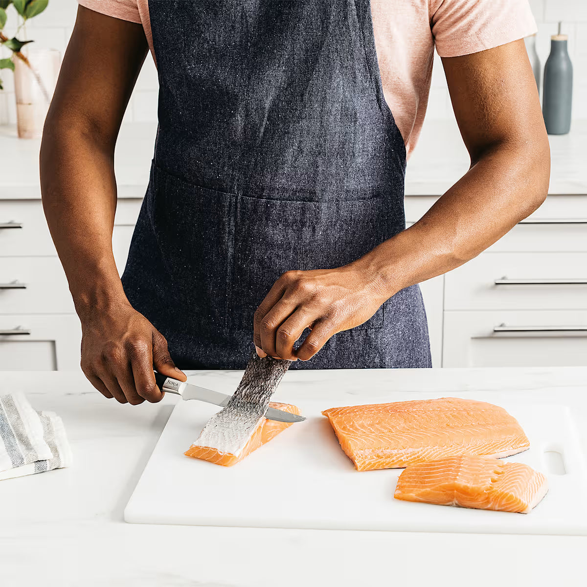 Refurbished Ninja Foodi StaySharp Knife Block with Integrated Sharpener ¨C 5-Piece Set [K32005UKREF] | Excellent Condition