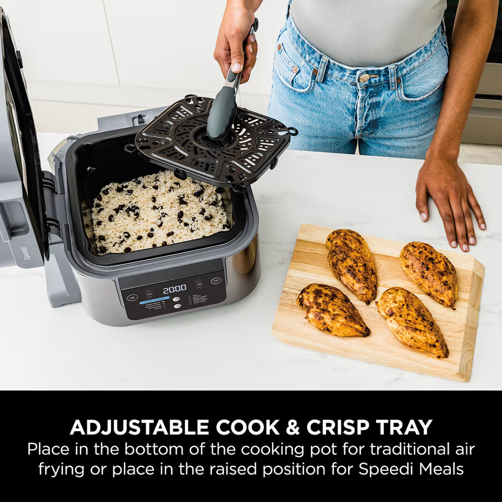 Ninja Speedi 10-in-1 Rapid Cooker and Air Fryer with Stackable Chopper Exclusive Bundle
