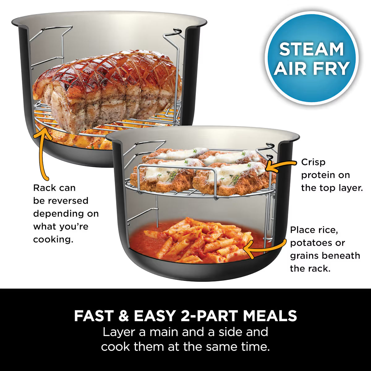 Ninja Foodi 11-in-1 SmartLid Multi-Cooker 6L OL550UK