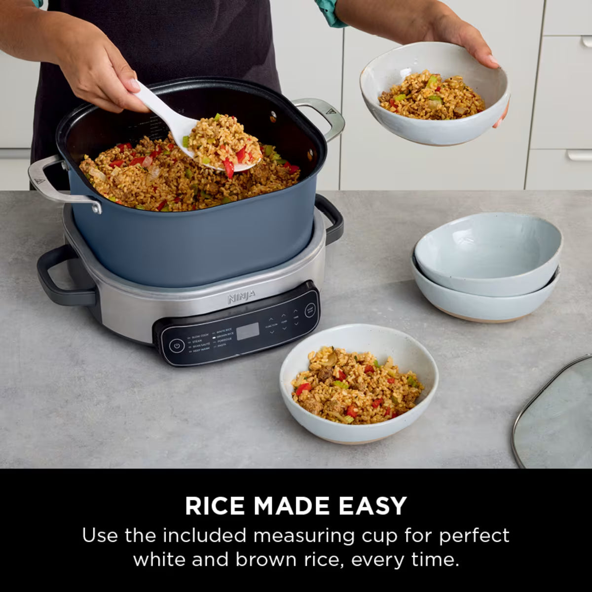 Ninja Foodi 8-Mode 6L PossibleCooker Rice & Slow Cooker MC1101UK