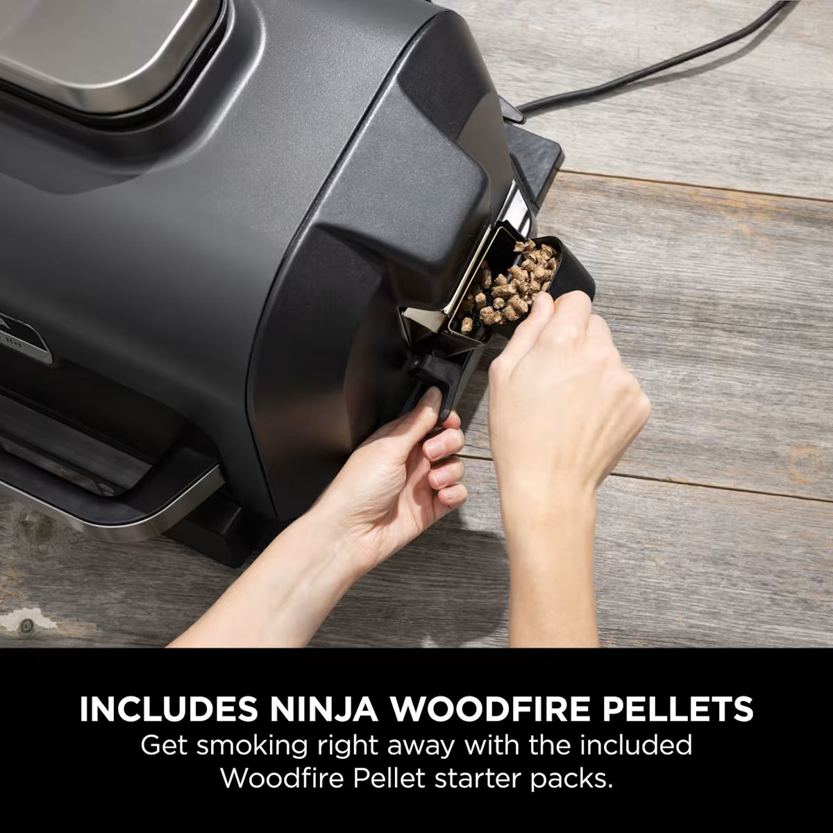 Ninja Woodfire Pro XL Electric BBQ Grill & Smoker with Stand & Cover