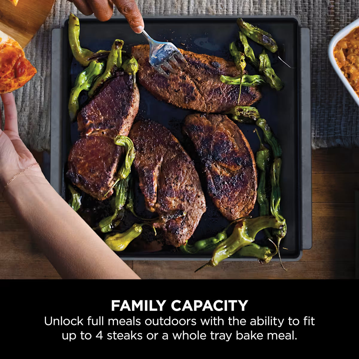 Ninja Woodfire Outdoor Oven Cast Iron Tray