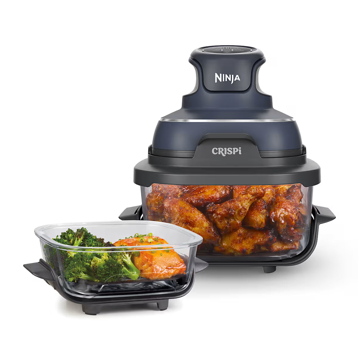 Ninja CRISPi 4-in-1 Portable Glass Air Fryer - Cyber Space FN101UKGY