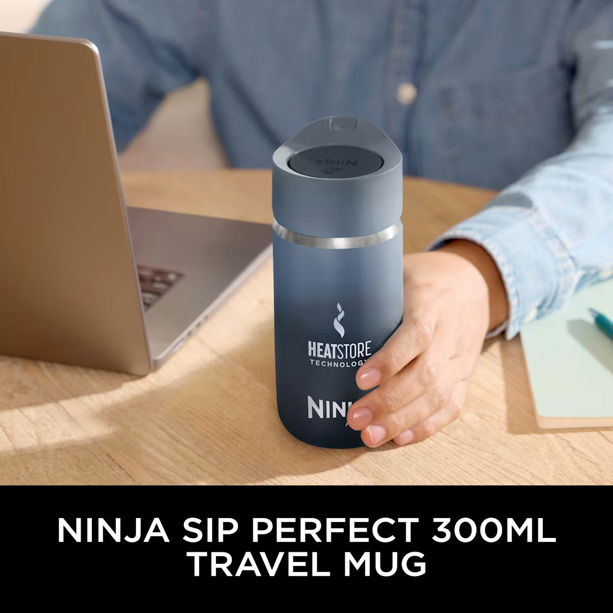 Ninja 300 ml Sip Perfect Travel Mug ¨C Navy DW1203EUUKNV