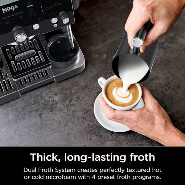 Ninja Luxe Caf¨¦ Premier Espresso Machine - Black ES601UKBK