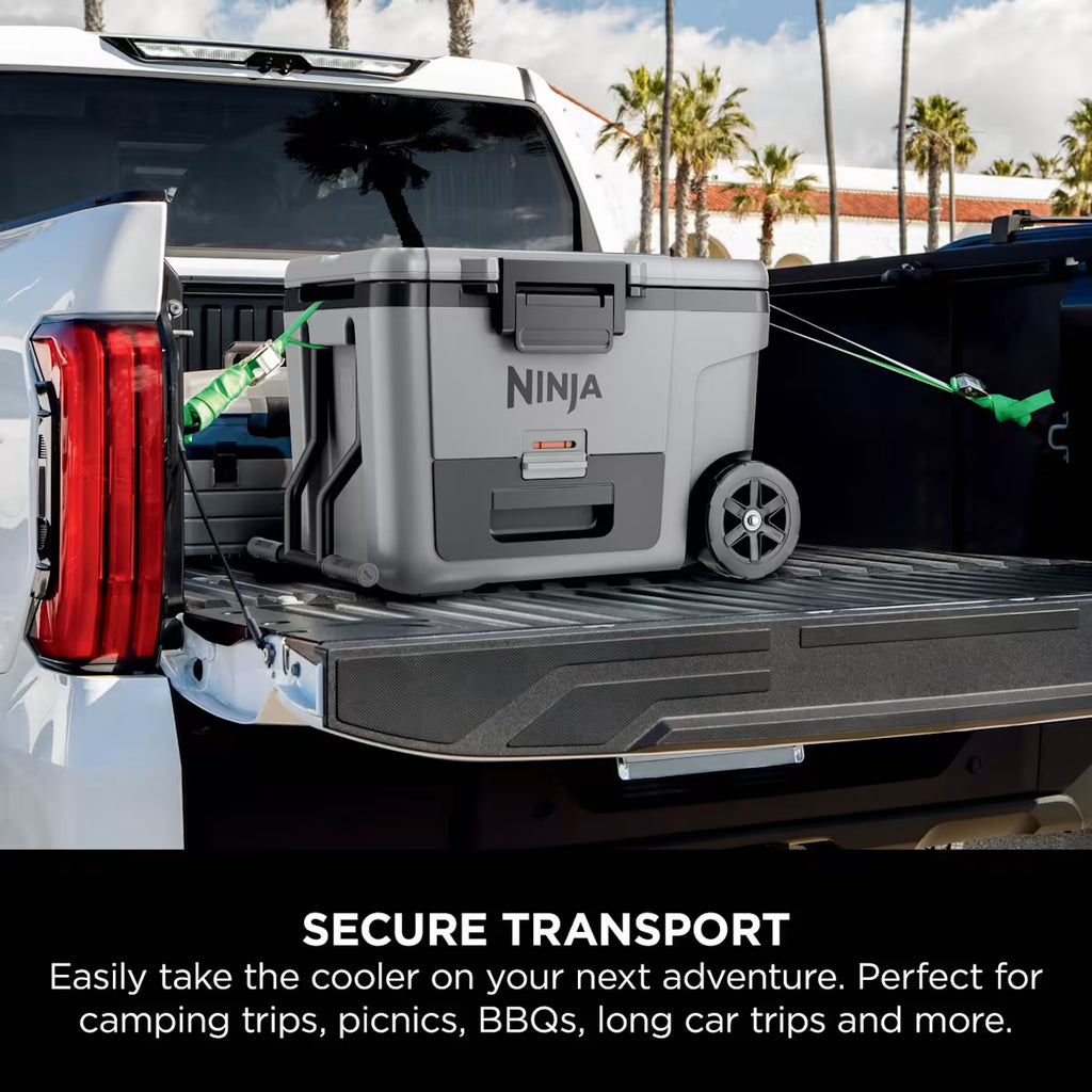 Ninja FrostVault 45QT/42L Wheeled Cooler with Dry Zone, Slate Grey FB245UKGY