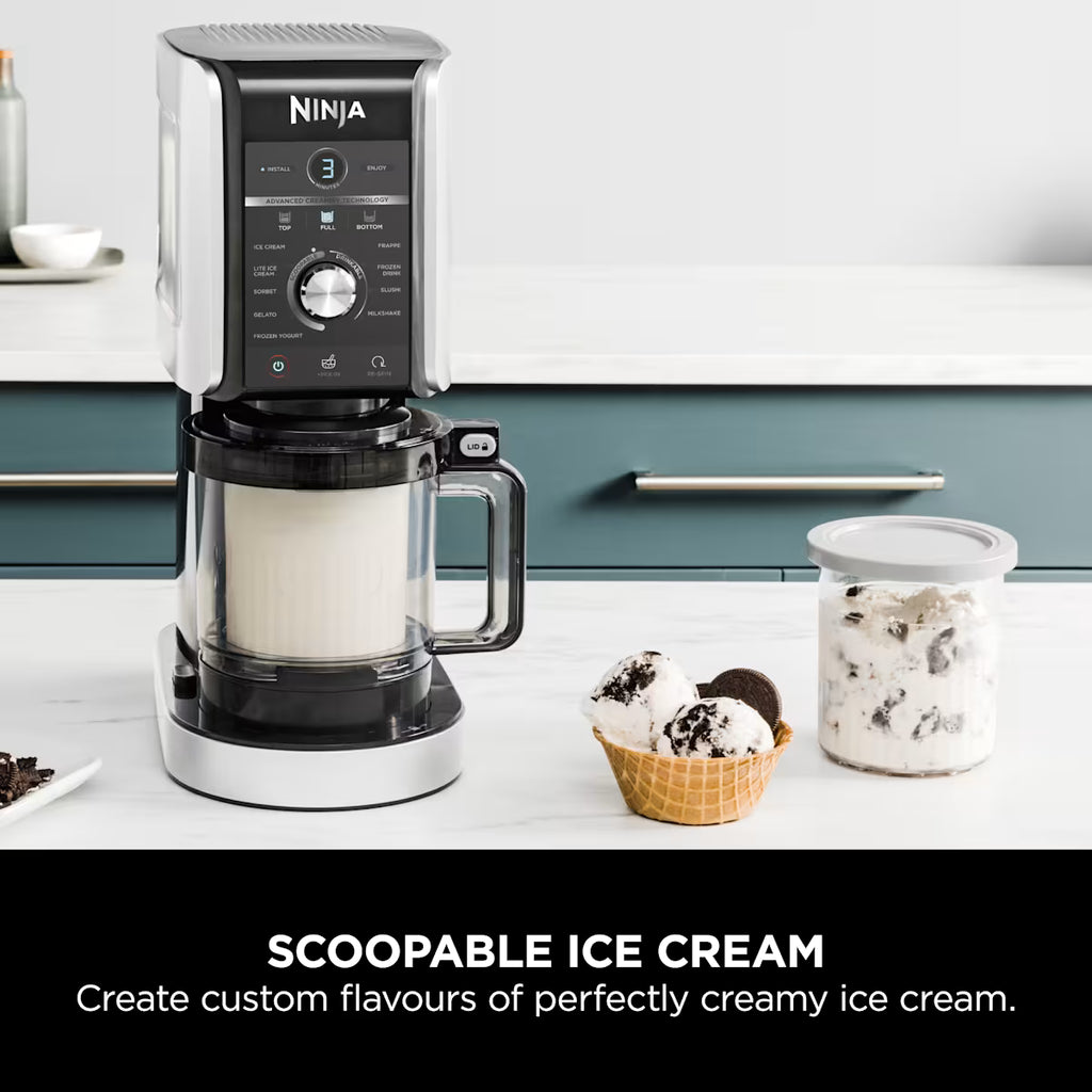 Ninja CREAMi Deluxe 10-in-1 Ice Cream and Frozen Drink Maker (5 Tub Bundle)