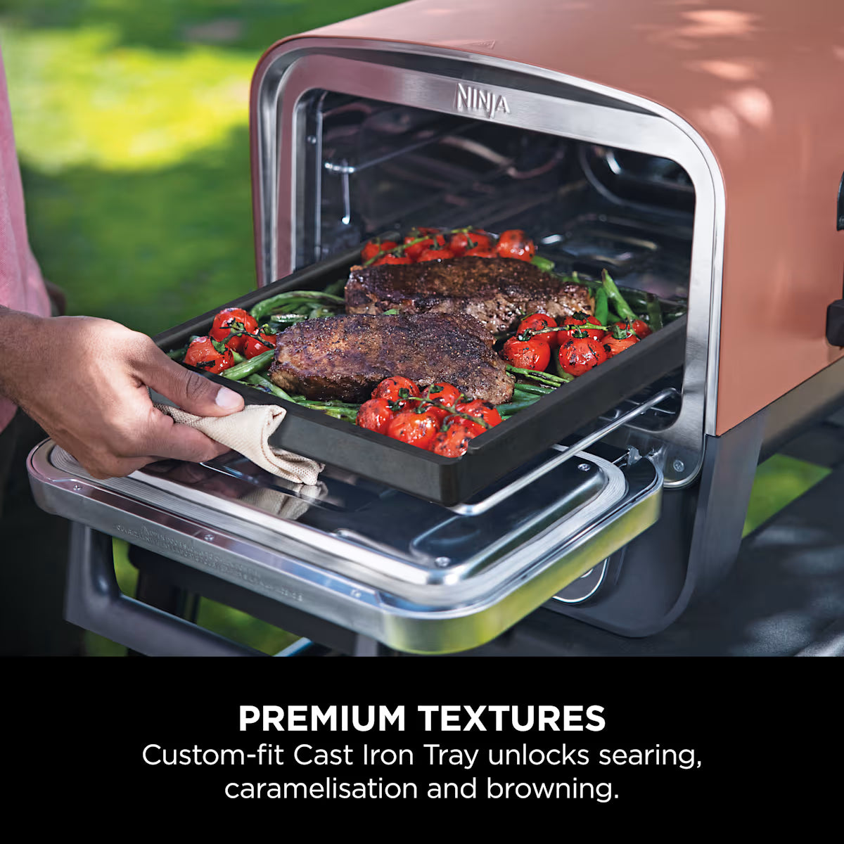 Ninja Woodfire Outdoor Oven Cast Iron Tray