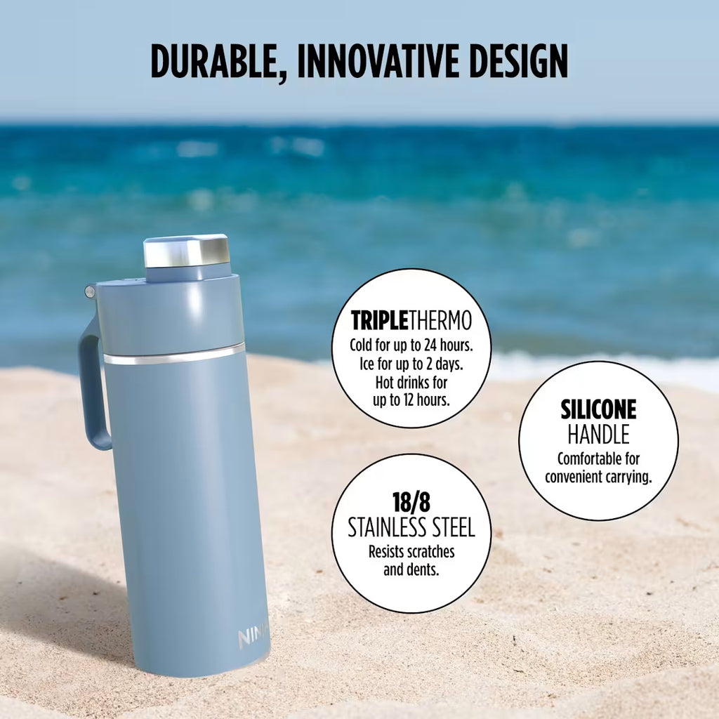 Ninja Thirsti 530 ml Travel Bottle ¨C Blue DW1801EUUKBL
