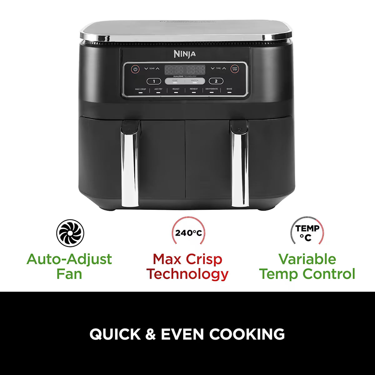 Ninja Foodi Dual Zone Air Fryer- AF300UK