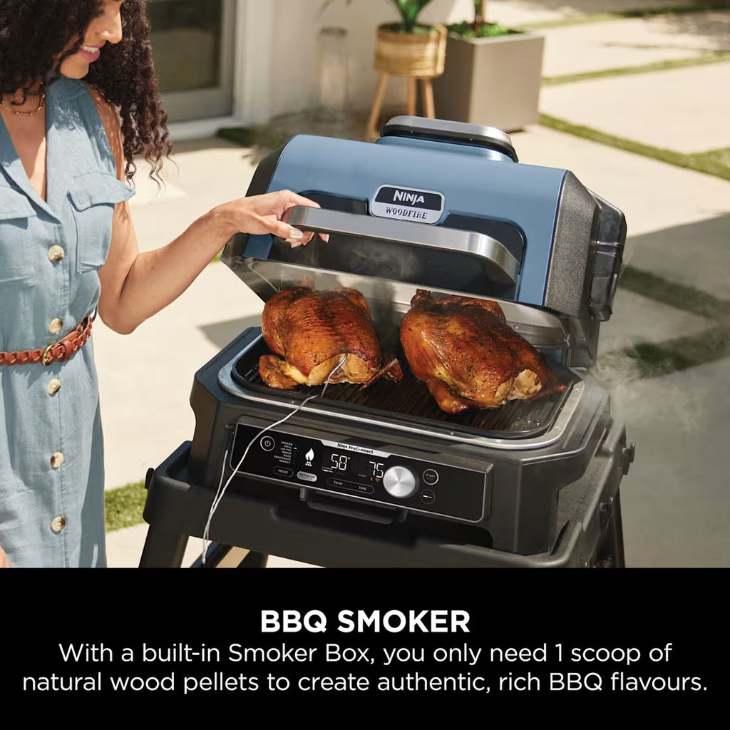 Ninja Woodfire Pro Connect XL Electric BBQ Grill & Smoker